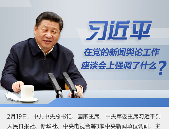 習(xí)近平在黨的新聞輿論工作座談會上強(qiáng)調(diào)了什么？