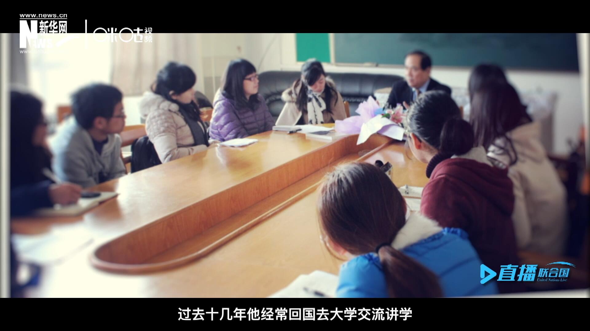 過去十幾年陳峰經(jīng)?；貒ゴ髮W(xué)交流講學(xué)，給年輕人分享他學(xué)習(xí)、工作和生活的故事。