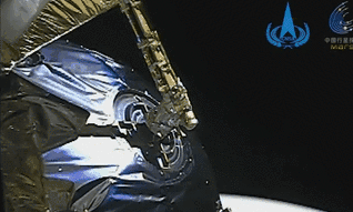 “天問一號”探測器火星捕獲過程影像來了！