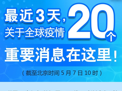 【圖解】最近3天，關(guān)于全球疫情20個重要消息在這里！